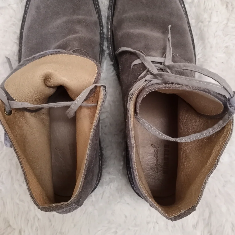 Baldwin Esquival Limited edition handmade Italian leather suede boots